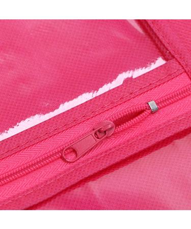 ZJchao Wig Pockets Storage - Dust-Proof Hair Extensions Carrier with Zipper | Rose Red - Buy Online on GoSupps.com