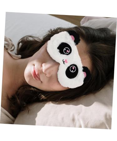Healeved 2pcs Stuffed Animal Eye Mask Set - Satin Blindfold for Sleeping, Light Blocking Short Plush Nap Eye Masks - Buy Online on GoSupps.com