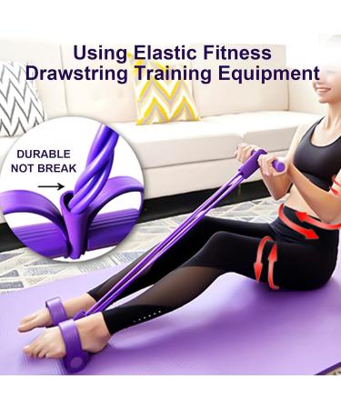 AWAVM Belly Trainer - Multifunctional Sit-Up & Bodybuilding Equipment with 3 Elastic Tubes | Home Fitness & Sports Gear - Buy Online on GoSupps.com