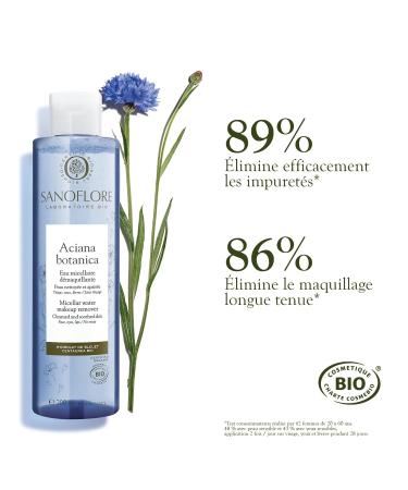 Buy SANOFLORE Aciana Botanica Micellar Water 200 ml - Gentle Makeup Remover & Cleanser for All Skin Types - Fast International Shipping - Buy Online on GoSupps.com