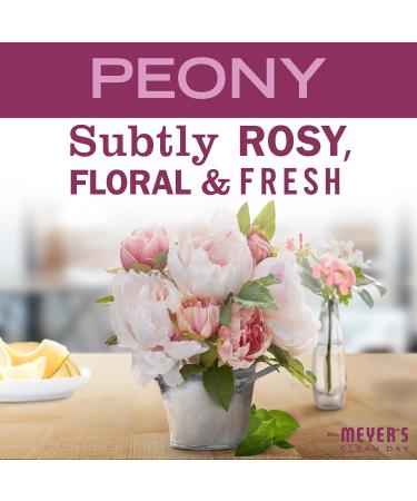 Mrs. MEYER'S CLEAN DAY Hand Soap, Made with Essential Oils, Peony, 12.5 fl. oz (Pack of 6) - Buy Online on GoSupps.com