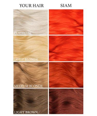 Lunar Tides Siam Orange Hair Dye - Semi-Permanent Orange Hair Color for Vibrant International Shipping - Buy Online on GoSupps.com