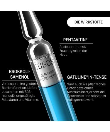  EUBOS Eubos | Bi-Phase Hydro Boost Moisturizing Treatment | 7 x 2 ml | For all skin types | Dermatologically tested skin tolerance | Strengthening treatment for skin in need of - Buy Online on GoSupps.com