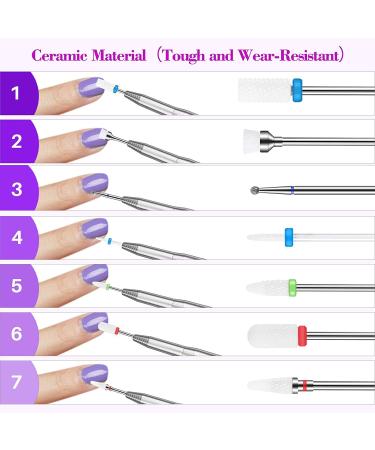 Thlevel 15Pcs Nail Drill Bits Set - Professional Rotary Burrs for Acrylic Nails - Diamond Cuticle Remover - Salon Quality Nail Care Supplies - Buy Online on GoSupps.com