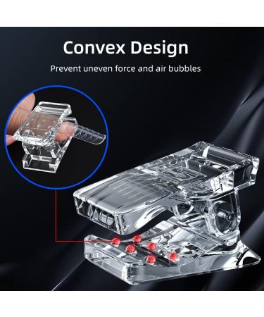 8 Pcs Nail Tips Clip for UV Builder Gel Extension - DIY Manicure Nail Art Tool - Buy Online on GoSupps.com