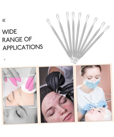 PLAFOPE 7pcs Double-headed Extrusion Ring Blackhead Pimple Comedone Removal Tool Pimple Tool Stainless Steel - Buy Online on GoSupps.com