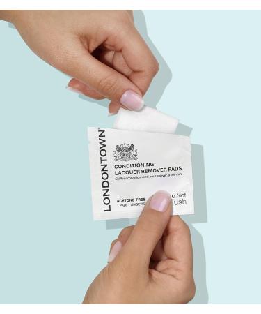 LondonTown Conditioning Lacquer Remover Pads - Gentle Nail Polish Removal Solution - Buy Online on GoSupps.com