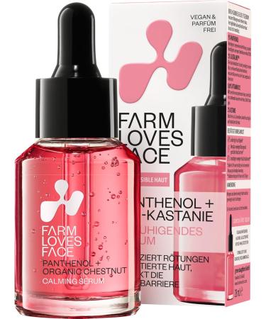 Panth nol + Organic Chestnut Calming S rum rose pour le visage hydratant lissant nourrissant apaisant v g talien sans huile sans parfum sans alcool lot de 1 (28 ml) - Buy Online on GoSupps.com