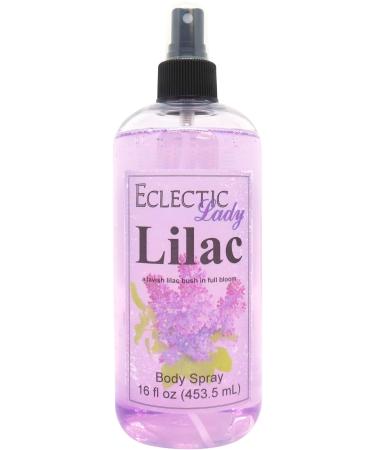 Lilac Body Spray for Women 16 Oz Mist with Long-Lasting Fragrance Light Floral Scent for Spring & Summer Sweet Fresh & Powdery Perfume Refreshing Aroma with Woodsy Tone For Daily Use Regular Strength 16 Fluid Ounces