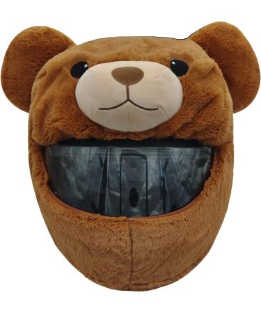 Funny Motorcycle Helmet Cover - Brown | Unique Gifts for Riders | Warmth & Protection - Buy Online on GoSupps.com