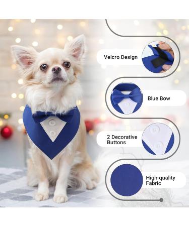 Liebeedd Neckuch Dog Tuxedo Bandana - Adjustable Triangle Neckerchief for Pet Weddings & Birthday Parties - Stylish Dog Accessories - Buy Online on GoSupps.com