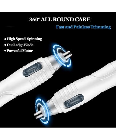 Nose Hair Trimmer for Men & Women - Dual Edge Ear & Eyebrow Hair Remover Portable Facial Trimmer - Buy Online on GoSupps.com