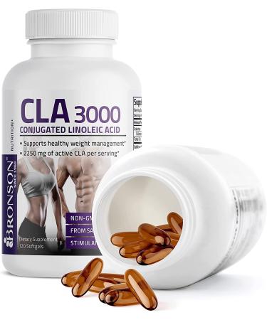CLA 3000 Extra High Potency Softgels - 120 Count | Supports Healthy Weight Management - Buy Online on GoSupps.com