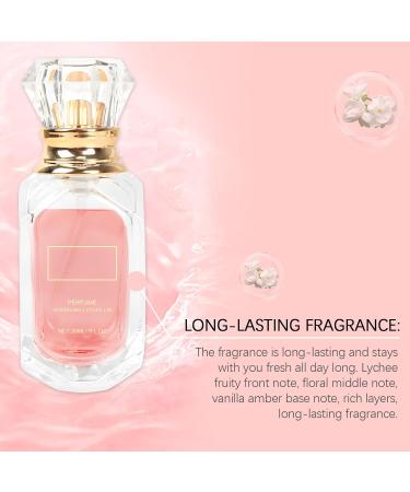 Lychee Perfume for Women Long Lasting Fragrance Pheromones Perfumes Hair and Body Fragrance Jasmine Rose Vanilla Fine and Smooth Fragrance Mist Nourishing and Hydrating Hair Shine Spray (Lychee) - Buy Online on GoSupps.com