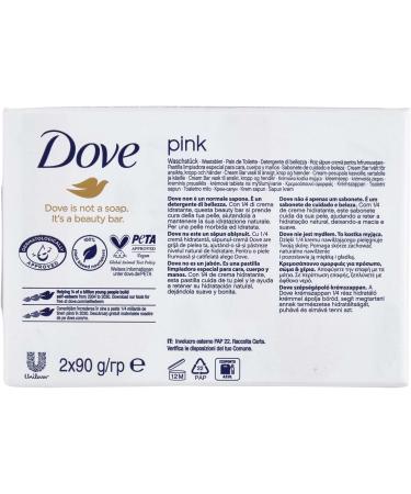  Dove Dove Solid Soap Pink 2 x 90 g 180 g - Buy Online on GoSupps.com