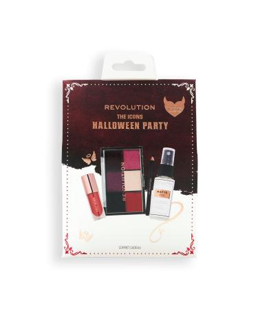 Revolution Beauty Truly Sinful Halloween Party Mini Set - Vegan Makeup with 6-Pan Palette Eyeliner Mini Pout Bomb & Fixing Spray | International Shipping - Buy Online on GoSupps.com