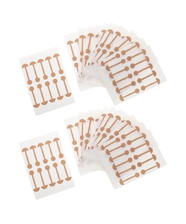 Mikinona 200 Pi ces Correcteur Aile de Nez Patchs Adh sifs Doux Halt re Bandes Remodelantes pour Narines Contour Du Nez Naturel Confortables et Faciles Appliquer