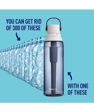 Brita Insulated Filtered Water Bottle with Straw - 26 oz BPA-Free Plastic, Night Sky - Reusable & Portable - Buy Online on GoSupps.com