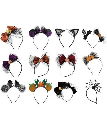 amangul Spiders Halloween Headband for Womens Girls Daily Wearing Halloween Party Fancy Dress Cosplay Hair Accessories(Purple) - Buy Online on GoSupps.com