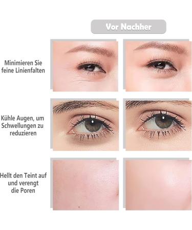 Facial Ice Globes - 2-Piece Cold Massage Tools for Tightening Skin Reducing Swelling & Dark Circles | Improve Blood Circulation (White) - Buy Online on GoSupps.com