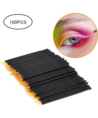 100PCS Disposable Eyeliner Brush Hard Head Eyeliner Liquid Brush Eye Shadow Brush Makeup Tool Eye Liner Makeup Tool for Women - Buy Online on GoSupps.com