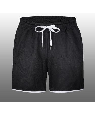 FLYFIREFLY Men's 4 Workout Running Shorts - Quick Dry Lightweight Gym Yoga Shorts - Buy Online on GoSupps.com