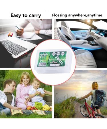 Yikaomai Dental Floss Sticks - Y-Shape One-Way Tooth Cleaner (300PCs) | Premium Dental Care for a Healthier Smile - Buy Online on GoSupps.com
