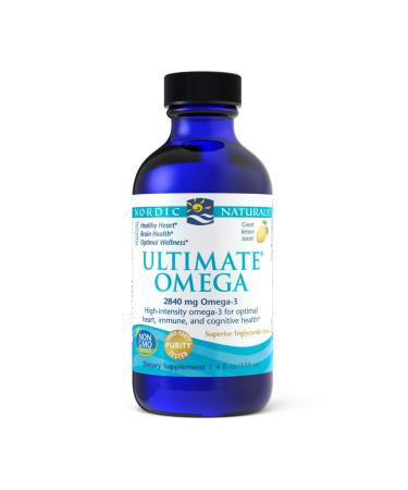 Nordic Naturals Ultimate Omega Lemon 2840 mg 4 fl oz (119 ml) - Buy Online on GoSupps.com