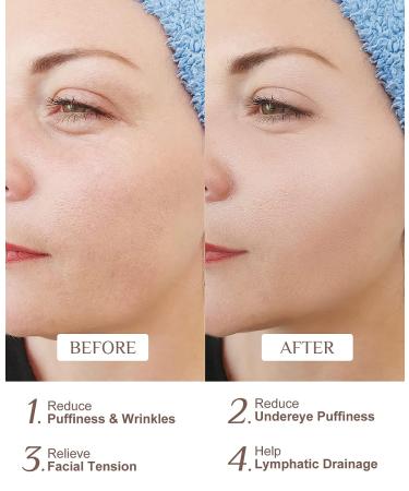 Colorfarm Gua Sha Facial Tools for Face & Eye Puffiness Relief - 100% Jade & Rose Quartz Stones - Buy Online on GoSupps.com