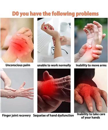 2nd Generation Upgrade Self-Training Rehabilitation Robot Gloves Stroke Hand Splint Manual Training Pneumatic Finger Training(Size:M Code Color:Right Hand) M code right hand - Buy Online on GoSupps.com