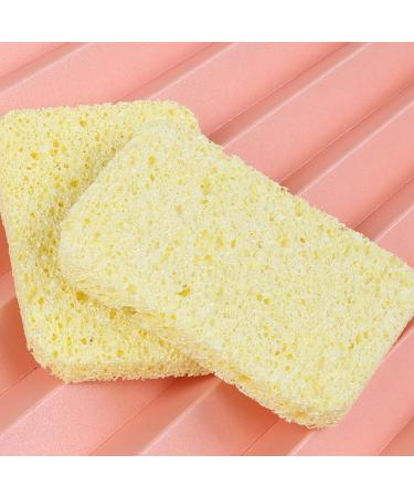 40pcs Natural Wood Pulp Cotton Sponge Dishwashing Pot Brush Cleaning Brushes Household Cleaning Tools for Kitchen - Buy Online on GoSupps.com