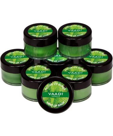Buy Vaadi Herbals Mint Flavor Lip Balm with Active UV Block - All Natural - Pack of 8 (10g Each) - Perfect for Hydration & Protection - Buy Online on GoSupps.com