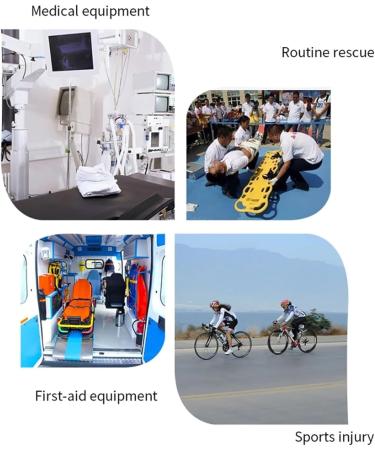 Folding Stretcher Stair Chair Aluminum Alloy Light Weight Foldaway Ambulance Firefighter Evacuation Medical Lift Stair with Quick Release Buckle Emergency Evacuation Chair - Buy Online on GoSupps.com