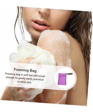VINTORKY Soap Pouch for Shower Nylon Bar Soap Scrubber Pouch Soap Bags Purple Bar Soap Scrubber - Buy Online on GoSupps.com
