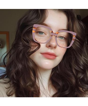 Buy Blue Light Blocking Cat Eye Glasses | Anti-UV Gaming Specs for Men & Women - Purple Fashion Eyewear - Buy Online on GoSupps.com