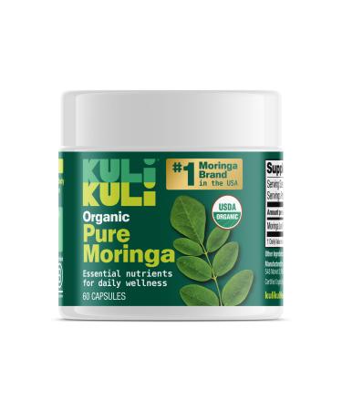 KULI KULI Organic Pure Moringa Capsules, 60 CT