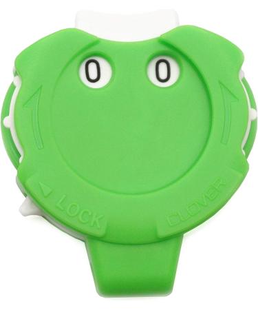 Clover Mini Kacha-Kacha Green Knitting Stitch Counter - 1 x 1 - Buy Online on GoSupps.com