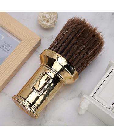 Professional Barber Brush Neck Duster - Gold Hairdressing Cleaning Tool for Hairdressers | Best Neck Brush for Hair Sweep & Grooming - Buy Online on GoSupps.com