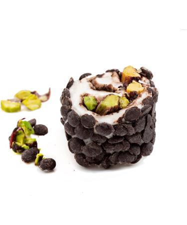 Luxury Assorted Chocolate Turkish Delight Selection in a Gift Tin Box Lokum Dessert Gourmet 300g 16 Pieces Chateau De Mediterranean - Buy Online on GoSupps.com