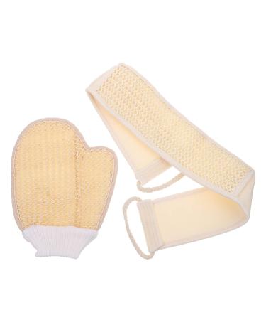 minkissy 1 Set Bath Towel Set Bath Sponge Bathing Sponge Shower Cleaning Scrubber Bath Shower Gloves Bath Cleaning Towel Beauty Sponges Beauty Kit Nubuck Cleaner Cleaning Cloth Sisal Body