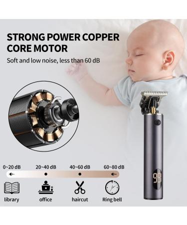 Professional Men's Hair Clippers | Cordless Zero Gapped Trimmer & Grooming Kit | Rechargeable Beard Trimmer with LED Display - Buy Online on GoSupps.com