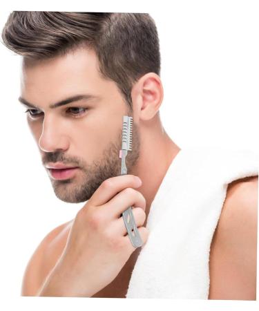 Beaupretty 2-in-1 Hairdresser Razor & Eyebrow Shaping Tool - Secure Straight Edge Spatula for Precision Shaving | International Shipping Available - Buy Online on GoSupps.com