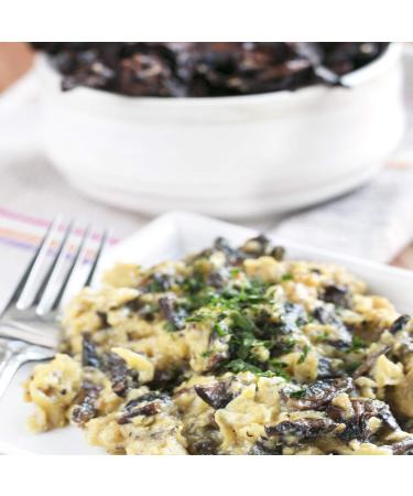 Savory Wild Vegan Portabella Mushroom Jerky - Gluten Free, Non-GMO, Roasted Garlic & Black Pepper - Buy Online on GoSupps.com