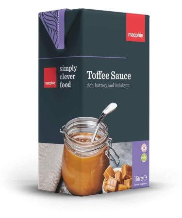 Toffee Sauce 1L Perfect for sticky toffee pudding pecan pie or as a dip for churros.