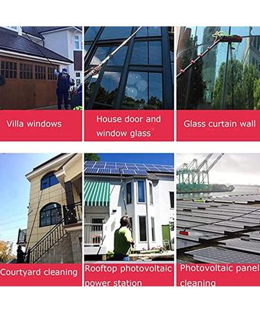 Window Cleaning Brush Telescopic Rod Cleaning Brush Multi Purpose Water Spray Brush Suitable for Window Cleaning Photovoltaic Panel Cleaning Cleane Conservatory Roof 3.6m/12FT - Buy Online on GoSupps.com