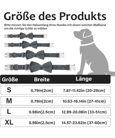 Shop Asvin XL Gray Velvety Dog Collar - Soft Comfortable & Removable Flying Design for Weddings Birthdays & Parties - Multi-Color Options Available | International Shipping - Buy Online on GoSupps.com