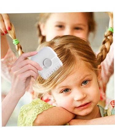 Split Ends Hair Trimmer for Women 2 in 1 Mini Portable Cute Hair Brush Detachable Dustproof Knob Adjustable Stainless Steel Slicer Hair Clipper Grey Hair Brush Hair Clipper - Buy Online on GoSupps.com