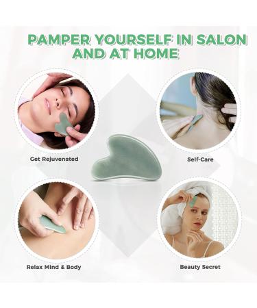 Shop Gua Sha Facial Tools - Jade Stone Massage Tool for Face & Body | Reduce Puffiness & Relieve Muscle Tension - Larbois - Buy Online on GoSupps.com