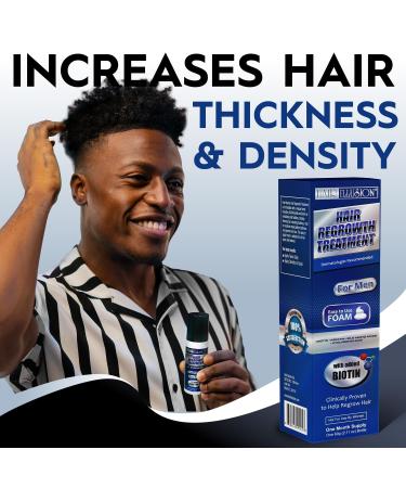 Natural Hair Growth Foam - Biotin & Keratin Formula for Men & Women | Promotes Regrowth & Strength - Pack of 3 (1.22 oz - Buy Online on GoSupps.com
