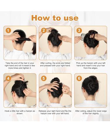 COMNICO 10 Pieces French Hair Side Twist Combs U Shaped Metal Hair Fork Clip Vintage Styling Teeth Hair Pins Stick Accessories for Updo Bun Women Girls Bridal Wedding Veil Fine Hair Fixer Tool - Buy Online on GoSupps.com